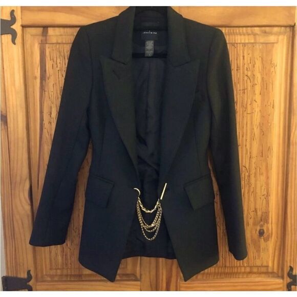 Smythe x Jenny Bird collab blazer. Size 8. Excellent condition. Black and gold - Picture 4 of 9